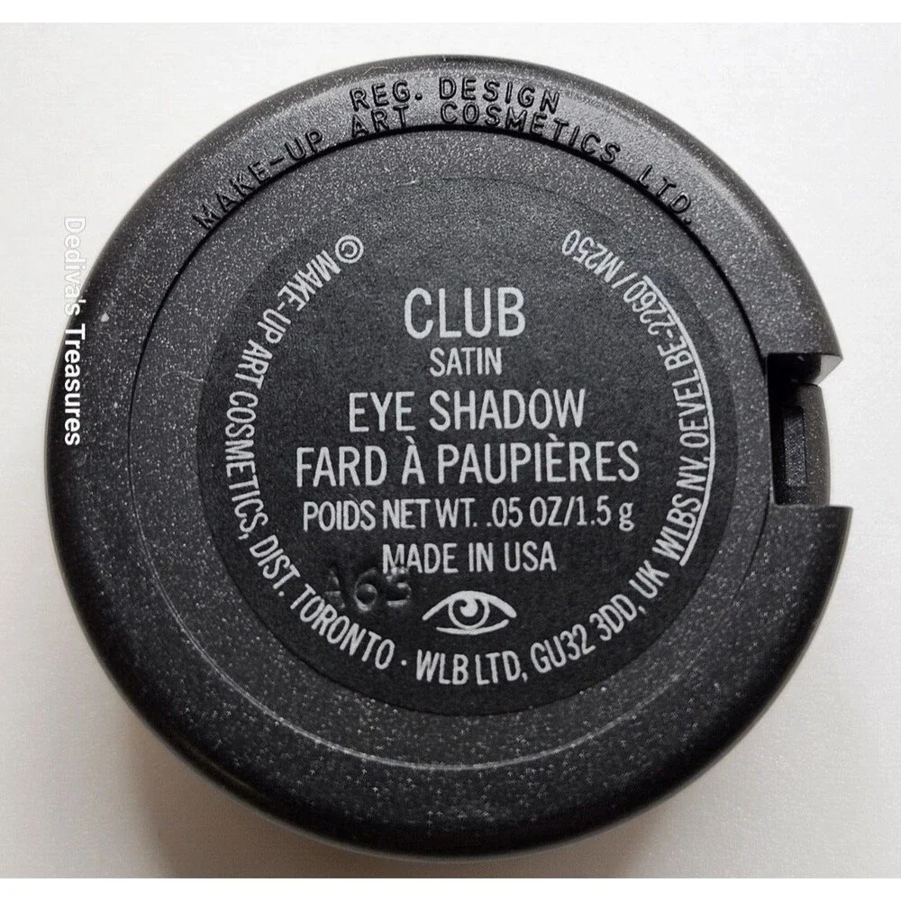 MAC CLUB Eye Shadow ~ Red Brown Green Pearl  Satin~ NIB 1.5gm~ RETIRED